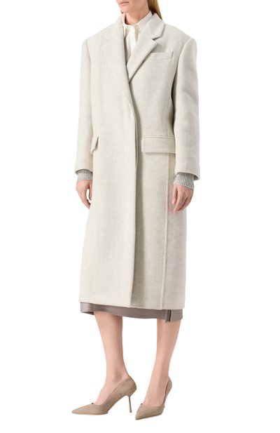 Пальто из шерсти и кашемира BRUNELLO CUCINELLI, арт. MD5329861, фото 3