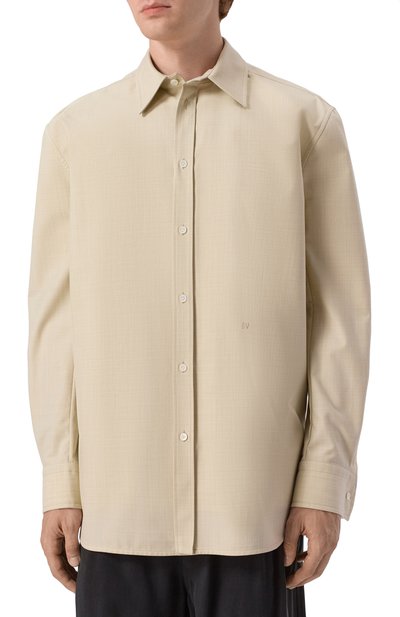 Рубашка из шерсти и хлопка BOTTEGA VENETA, арт. 861966/V6DG0, фото 3