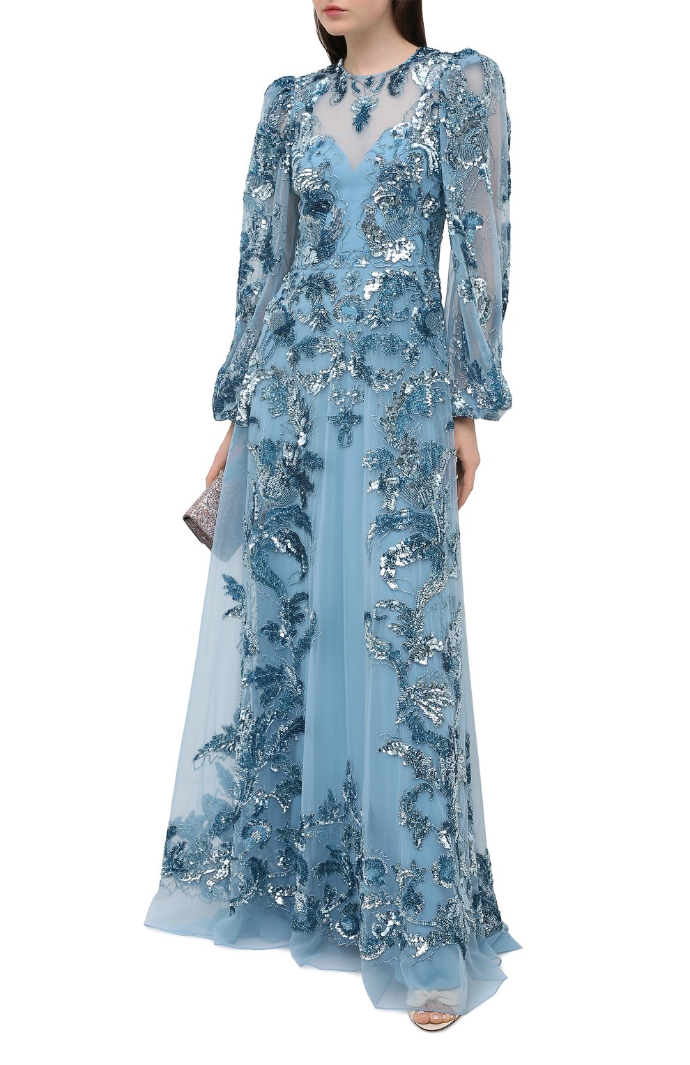 Платье с пайетками ZUHAIR MURAD, арт. DRF21014/EMAS001, фото 2