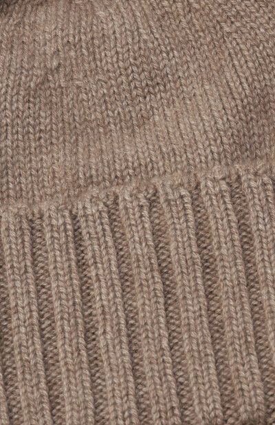 Кашемировая шапка ANDREA CAMPAGNA темно-бежевого цвета по цене 17550 руб., арт. 198P04, фото 3 Кашемировая шапка ANDREA CAMPAGNA, арт. 198P04, фото 3