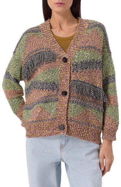 Кардиган из хлопка и шерсти WEEKEND MAX MARA, арт. BRIC, фото 3