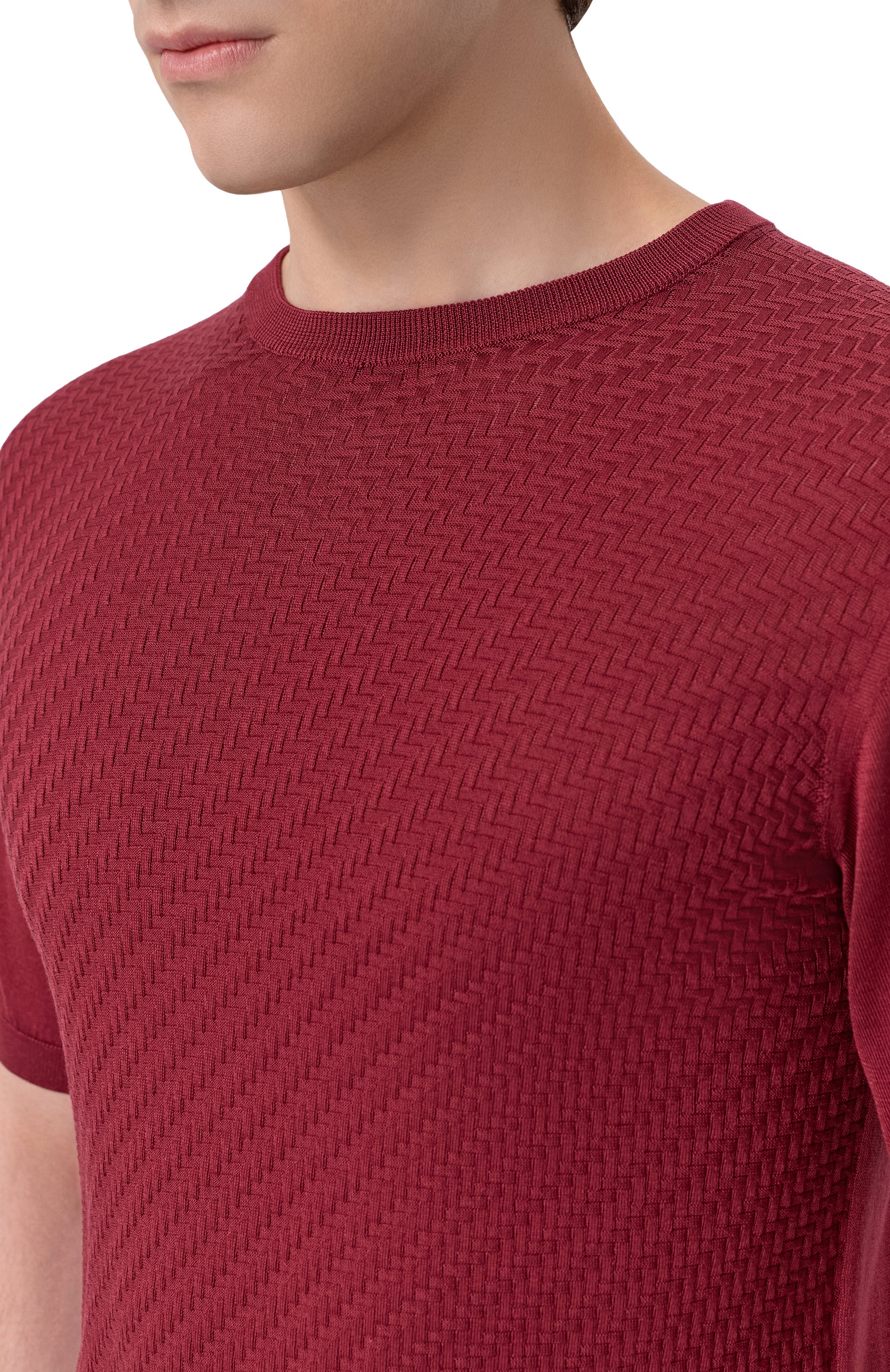 Шелковый джемпер ANDREA CAMPAGNA, арт. SU26SE350-00/FSE26, фото 5