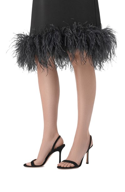 Женские замшевые босоножки jenn 100 JIMMY CHOO, арт. JENN 100/SUE