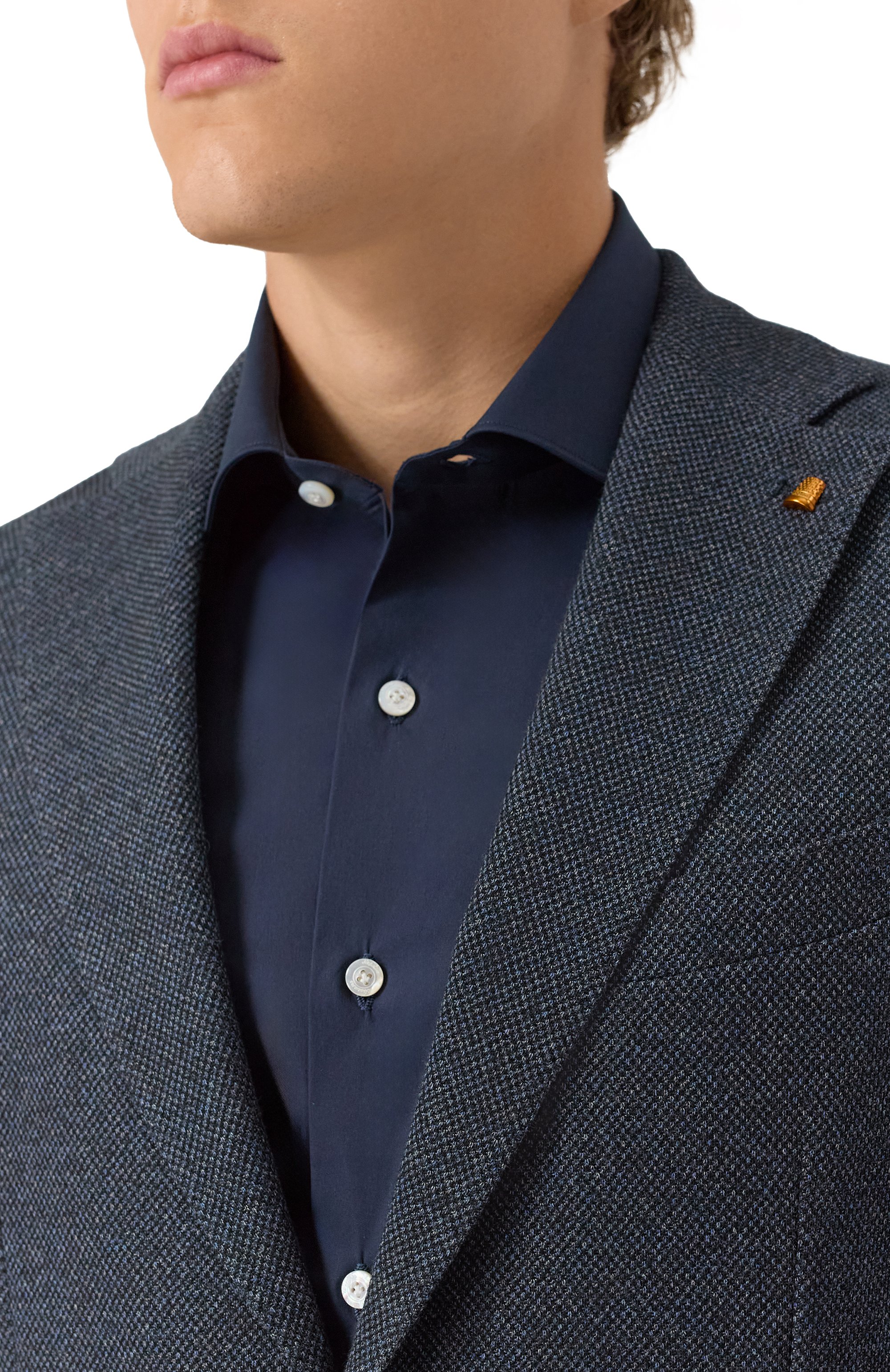 Пиджак из хлопка и шерсти SARTORIA LATORRE, арт. JD74/JI082, фото 6