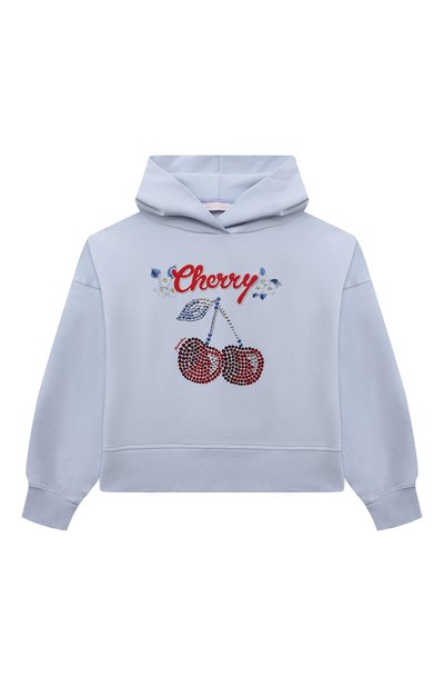 Хлопковое худи MONNALISA, арт. 19A602RU, фото 1