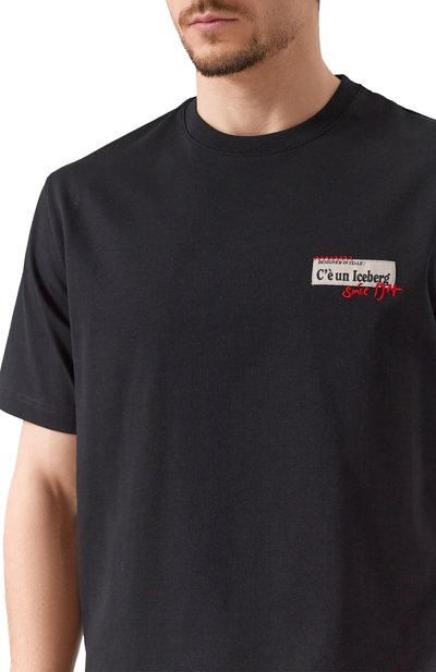 Хлопковая футболка ICEBERG, арт. F026/6304, фото 5