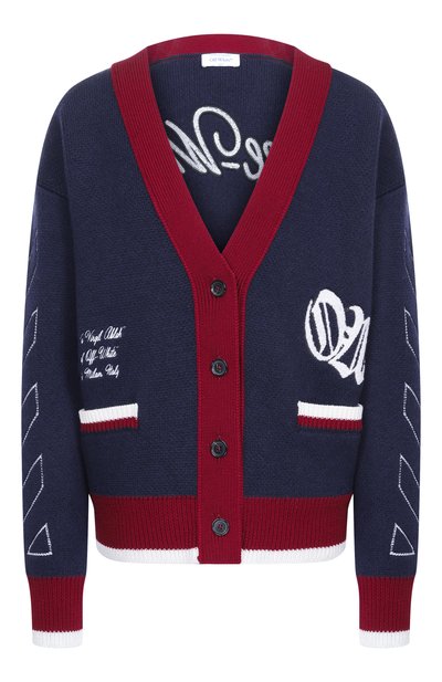 Женский шерстяной кардиган OFF-WHITE, арт. 0WHB04GF25KNI001