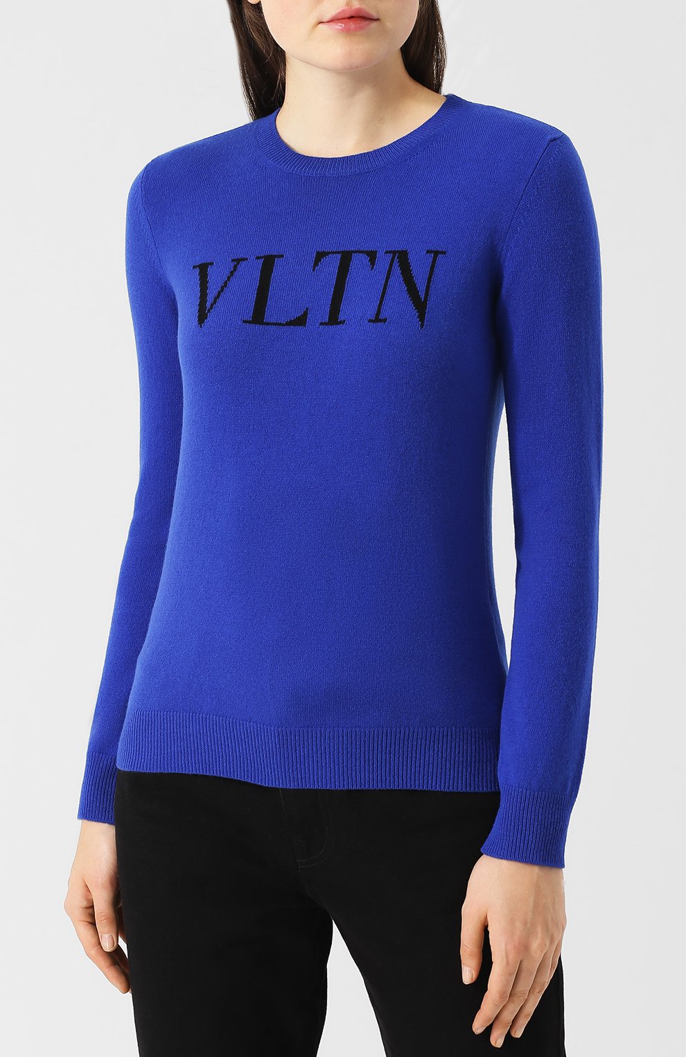 Пуловер из смеси шерсти и кашемира с логотипом бренда VALENTINO, арт. QB3KC10546T, фото 3