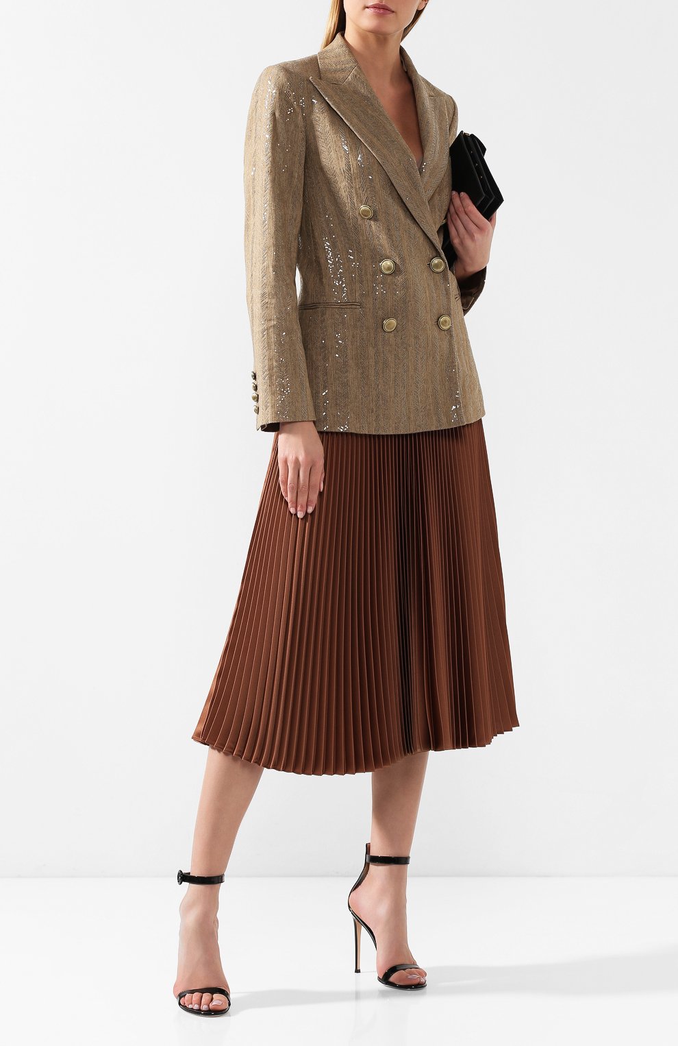 Жакет из смеси хлопка и льна BRUNELLO CUCINELLI, арт. MF5788606, фото 2