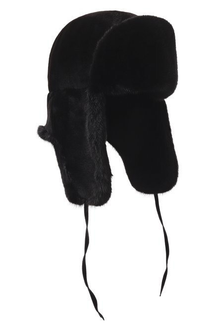 Мужская норковая шапка-ушанка мишка-2 FURLAND, арт. 0011200140300600112