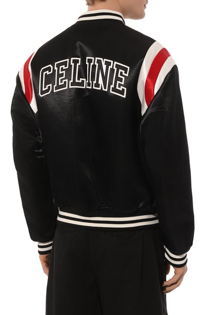 Бомбер из вискозы и шерсти CELINE, арт. 2W867/532T, фото 4
