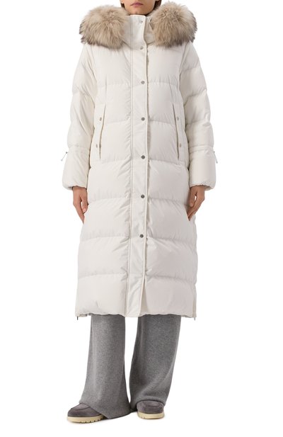 Пуховик breuil-stp MOORER белого цвета по цене 369500 руб., арт. BREUIL/STP, фото 3 Пуховик breuil-stp MOORER, арт. BREUIL/STP, фото 3