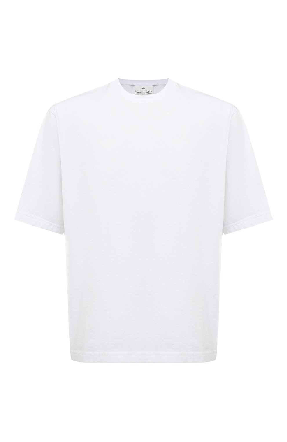 Хлопковая футболка ACNE STUDIOS белого цвета по цене 14500 руб., арт. BL0195, фото 1 Хлопковая футболка ACNE STUDIOS, арт. BL0195, фото 1