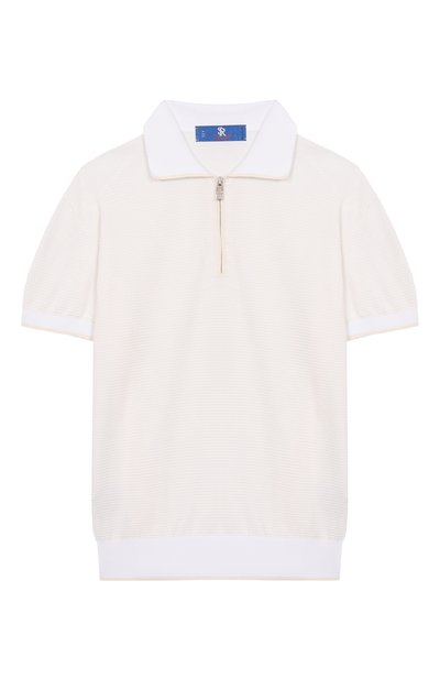 Поло из хлопка и шелка STEFANO RICCI JUNIOR, арт. KY12000P31/Y18250