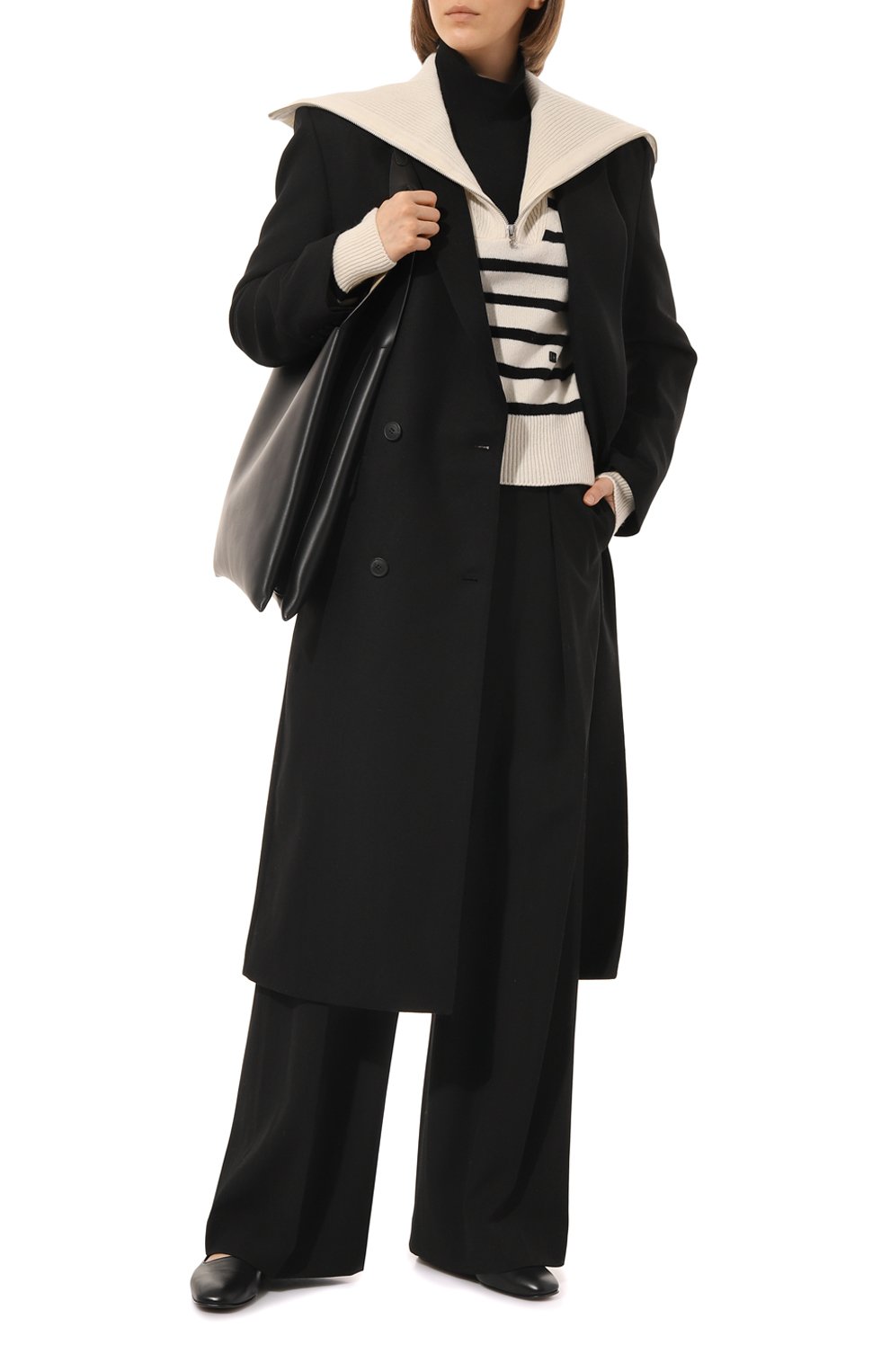 Пуловер из шерсти и кашемира LOW CLASSIC, арт. L0W22FW_KN26IV, фото 2