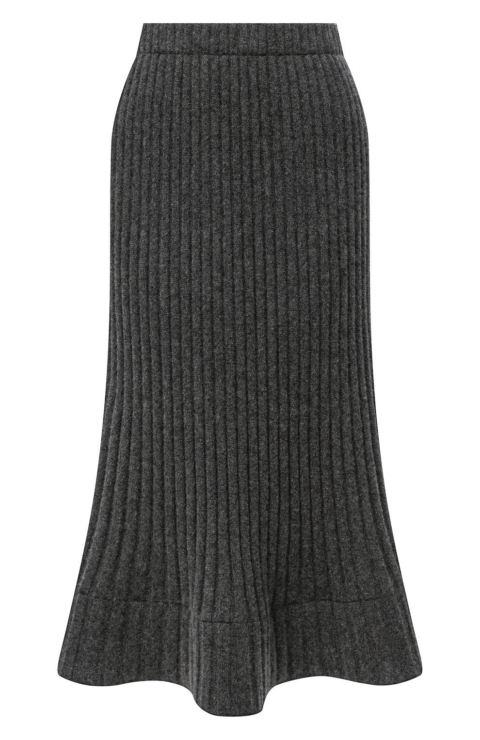 Кашемировая юбка TEGIN серого цвета по цене 43000 руб., арт. FS4817, фото 1 Кашемировая юбка TEGIN, арт. FS4817, фото 1