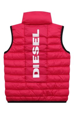 Мужского утепленный жилет DIESEL фуксия цвета, арт. J01087/KXBDY | Фото 2 (Материал подклада: Синтетический материал; Материал внешний: Синтетический материал; Мальчики Кросс-КТ: Верхняя одежда; Нос: Не проставлено; Региональные ограничения белый список (Axapta Mercury): Не проставлено)