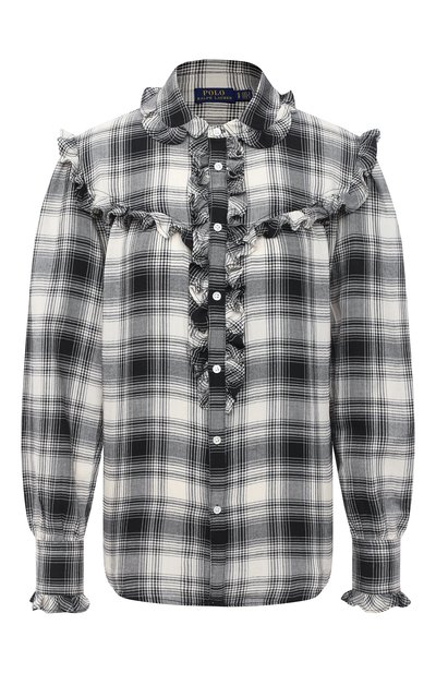 Рубашка из хлопка и вискозы POLO RALPH LAUREN, арт. 211801104, фото 1