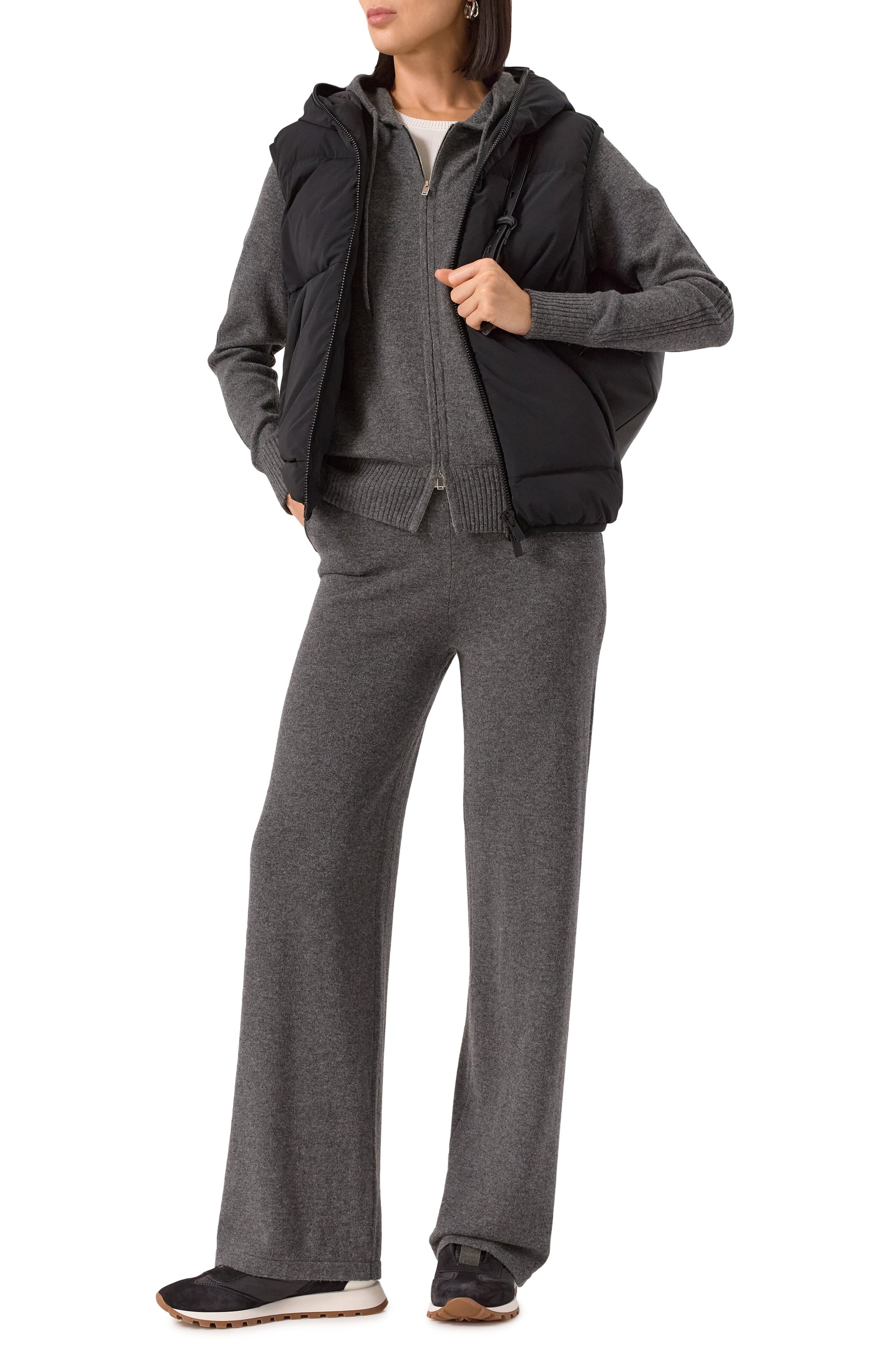 Комбинированные кроссовки BRUNELLO CUCINELLI, арт. MZSFGB1118, фото 2