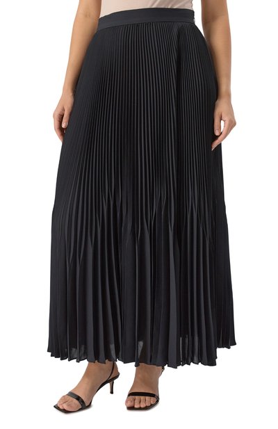 Плиссированная юбка MAX MARA STUDIO черного цвета по цене 64900 руб., арт. TIM0TE0, фото 3 Плиссированная юбка MAX MARA STUDIO, арт. TIM0TE0, фото 3