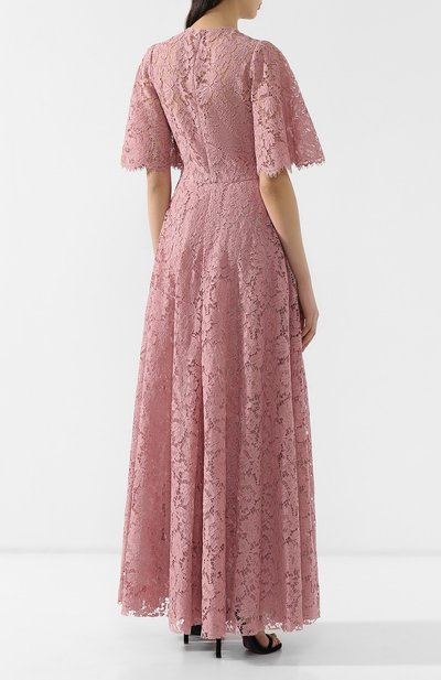 Кружевное платье-макси VALENTINO, арт. RB3VD7611EC, фото 4