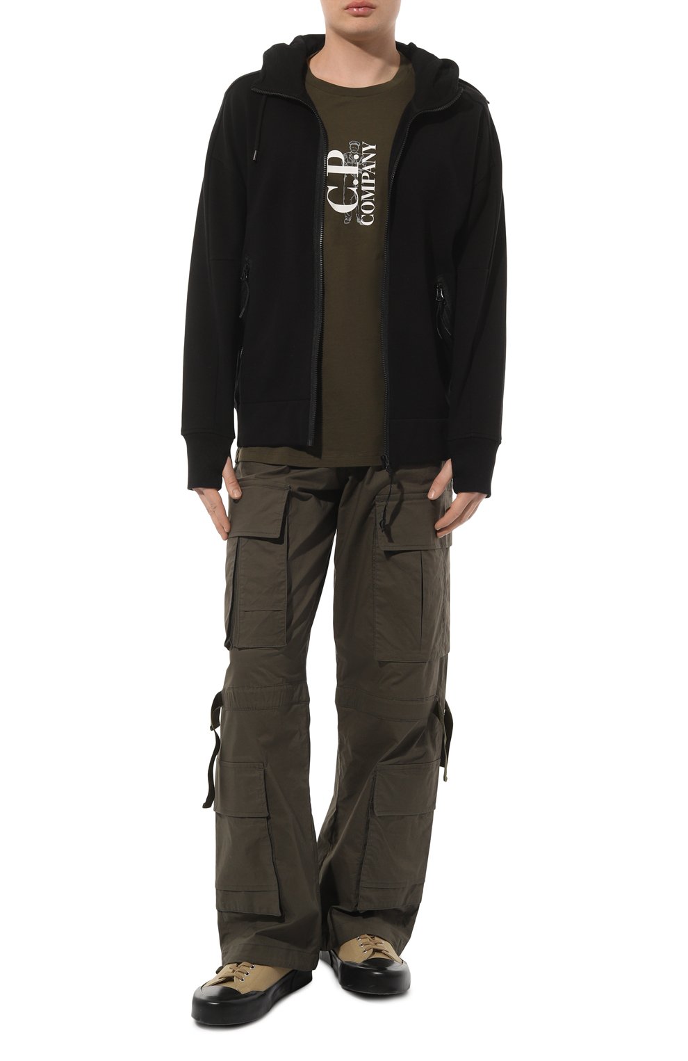 Хлопковая толстовка C.P. COMPANY, арт. 16CMSS082A005086W, фото 2