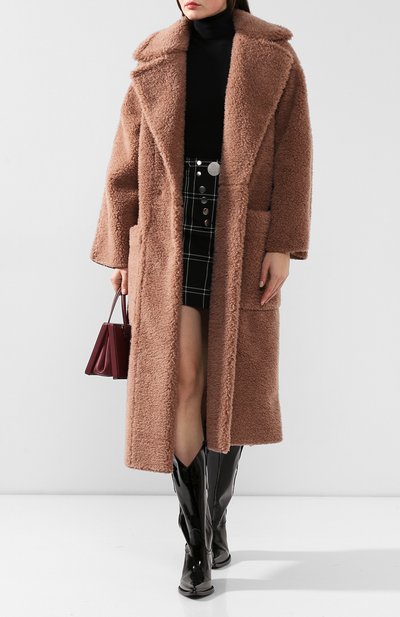 Пальто NANUSHKA, арт. IM0GEN_FADED R0SE_FAUX FUR, фото 2