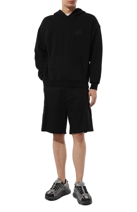 Хлопковые шорты Moschino Чёрный, фото 2