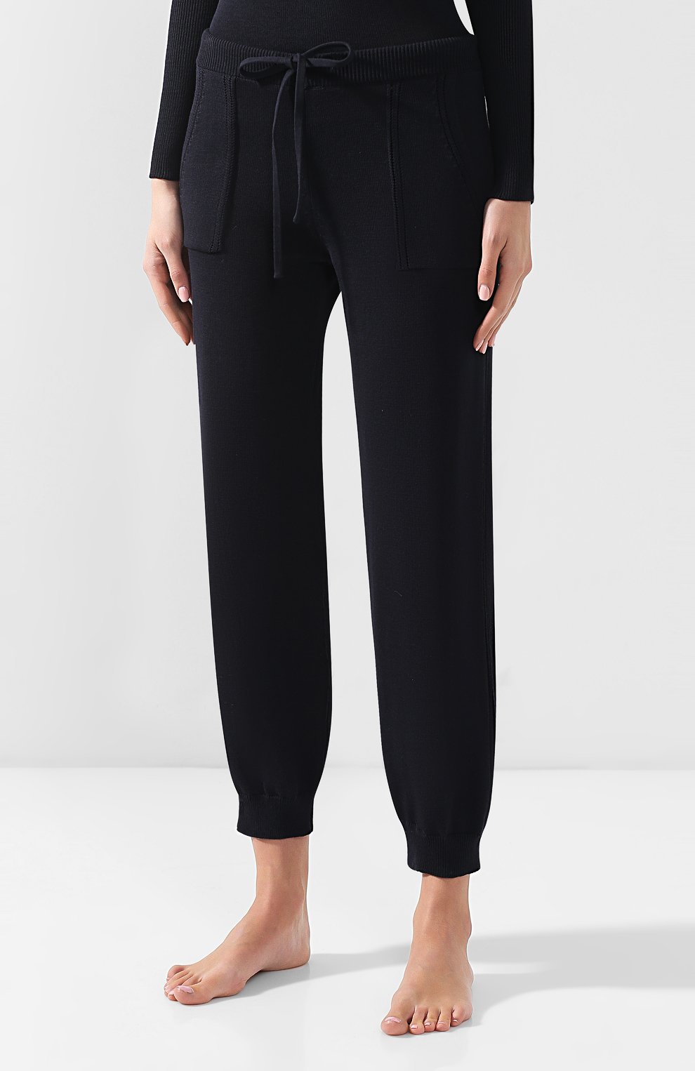 Джоггеры из смеси хлопка и шелка ZIMMERLI, арт. 5169-4074, фото 3