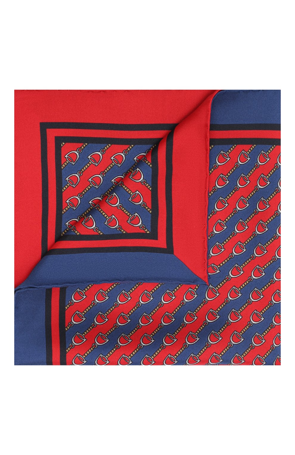 Шелковый платок GUCCI красного цвета по цене 9505 руб., арт. 575389/4G001, фото 1 Шелковый платок GUCCI, арт. 575389/4G001, фото 1