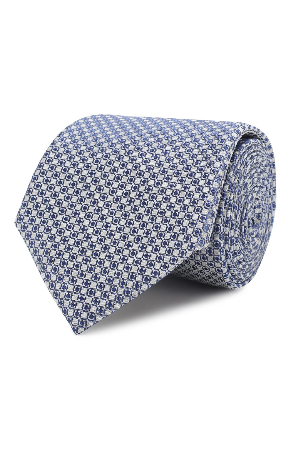 Шелковый галстук CANALI синего цвета по цене 13250 руб., арт. 18/HJ02098, фото 1 Шелковый галстук CANALI, арт. 18/HJ02098, фото 1