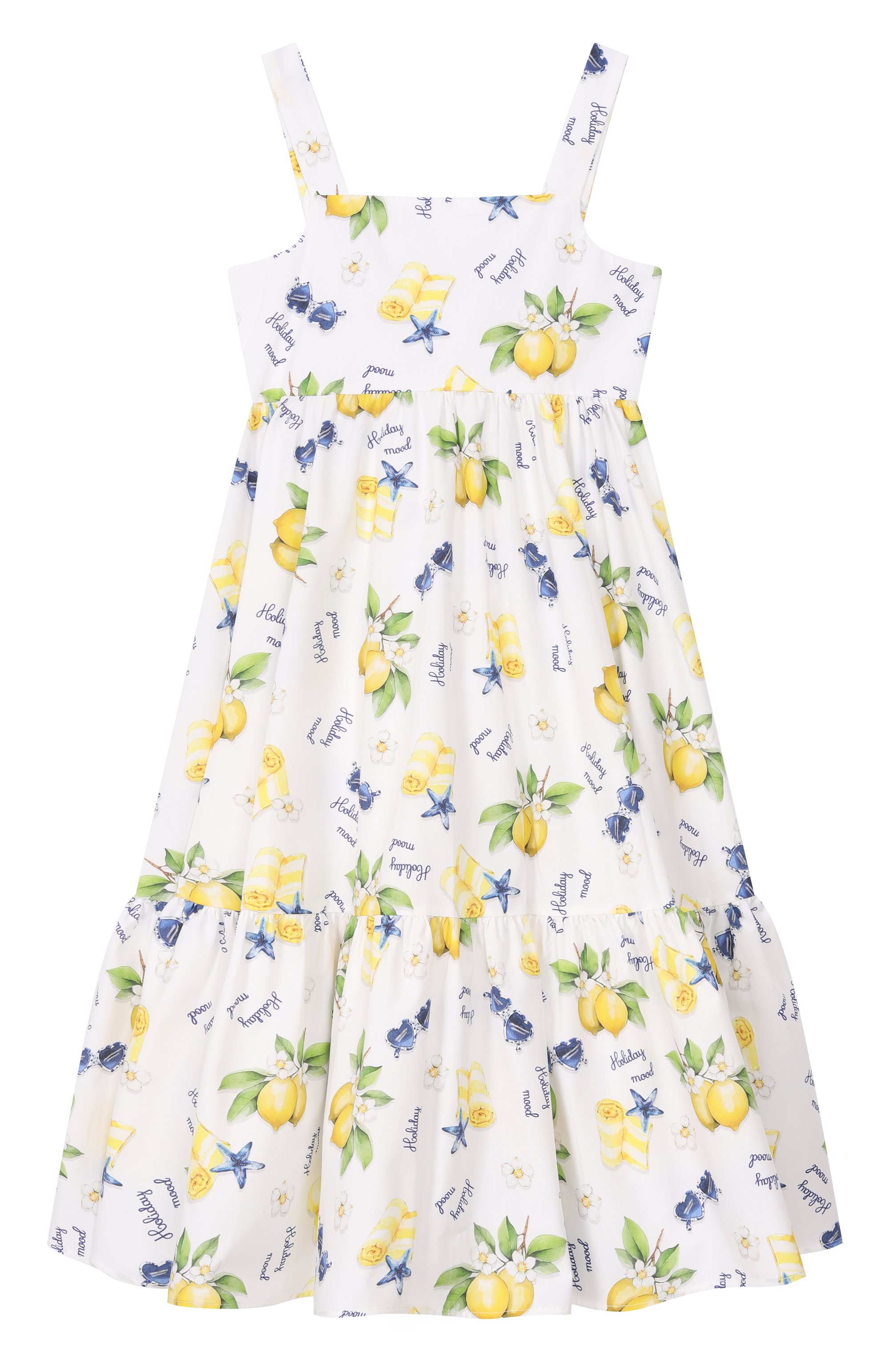 Хлопковое платье MONNALISA, арт. 11G923NP, фото 1