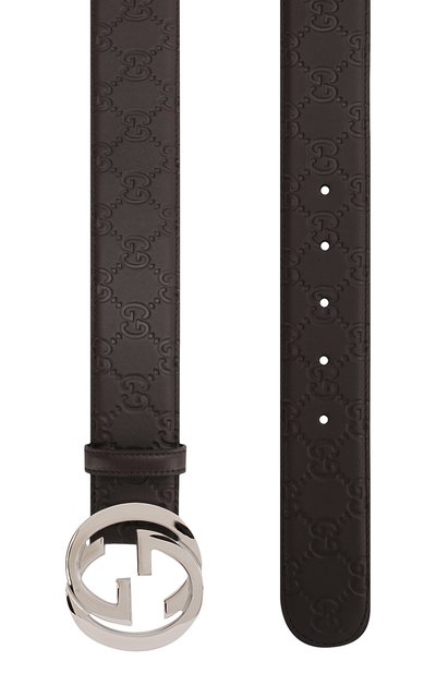 Кожаный ремень signature GUCCI, арт. 411924/CWC1N, фото 2