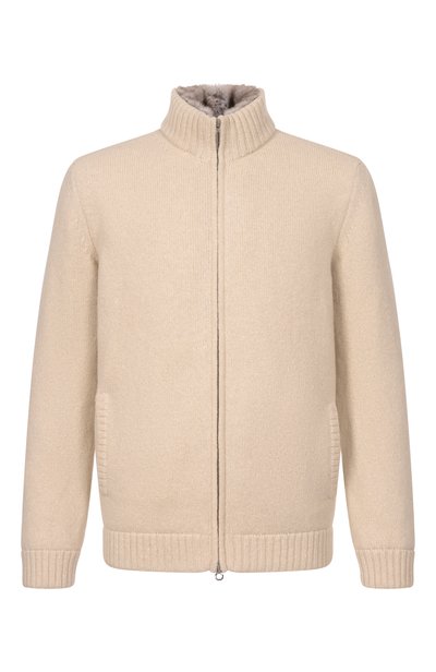 Мужской кардиган с воротником из кролика STEFANO RICCI, арт. K808105R31/F26371_003