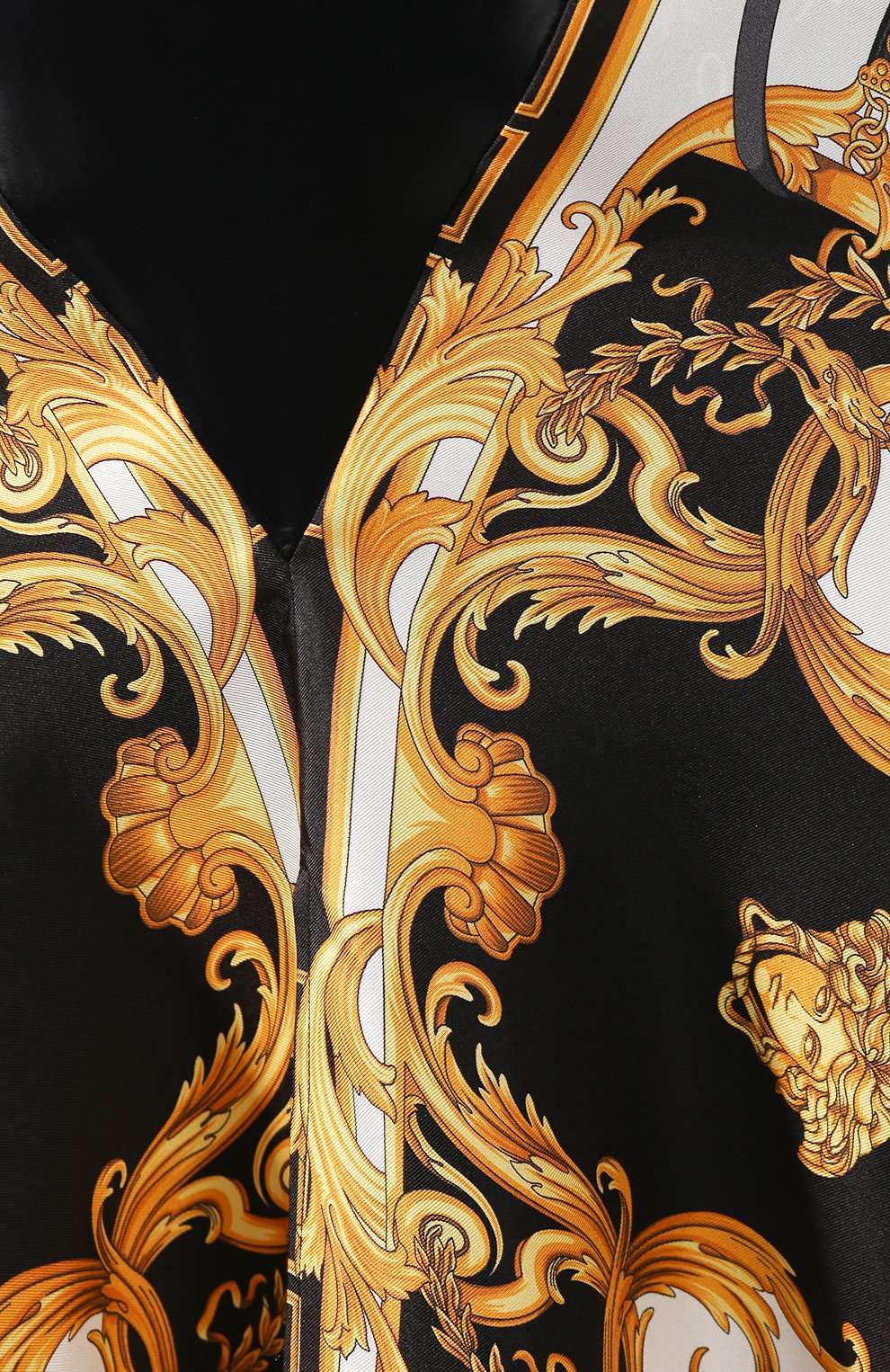 Шелковая юбка VERSACE разноцветного цвета по цене 108000 руб., арт. A85365/A233248, фото 5 Шелковая юбка VERSACE, арт. A85365/A233248, фото 5