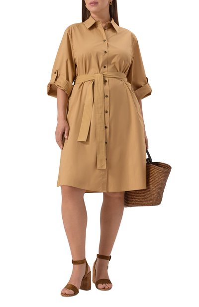 Хлопковое платье PERSONA BY MARINA RINALDI, арт. VICENZA, фото 2