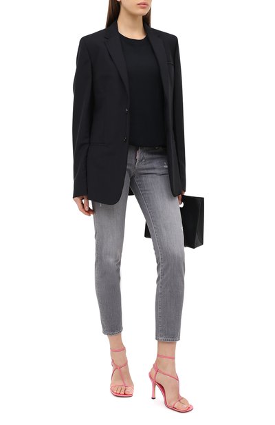 Джинсы DSQUARED2 светло-серого цвета по цене 49450 руб., арт. S75LB0342/S30260, фото 2 Джинсы DSQUARED2, арт. S75LB0342/S30260, фото 2