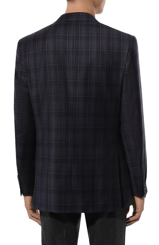 Шерстяной пиджак Canali 11288/BF00285 Синий  11288/BF00285 Фото 6