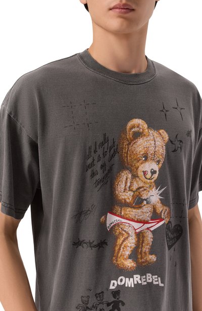 Хлопковая футболка DOMREBEL, арт. M SNAP SKETCH/T-SHIRT, фото 5