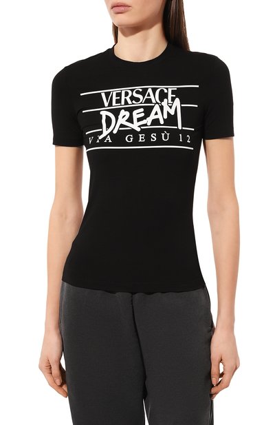 Футболка из вискозы VERSACE, арт. 1006309/1A007692B020, фото 3