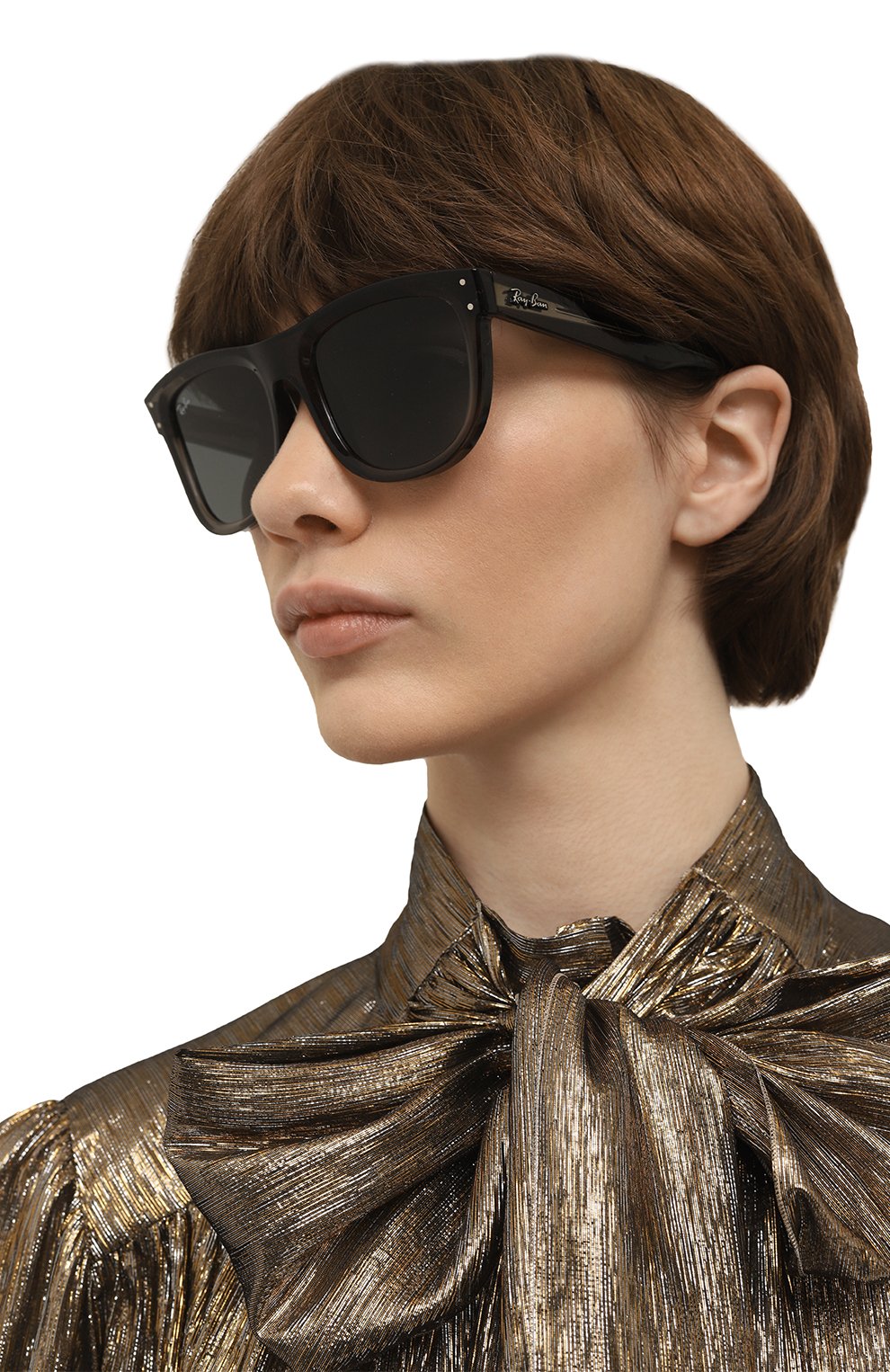 Солнцезащитные очки RAY-BAN серого цвета по цене 23900 руб., арт. R0502S-6707GR, фото 2 Солнцезащитные очки RAY-BAN, арт. R0502S-6707GR, фото 2