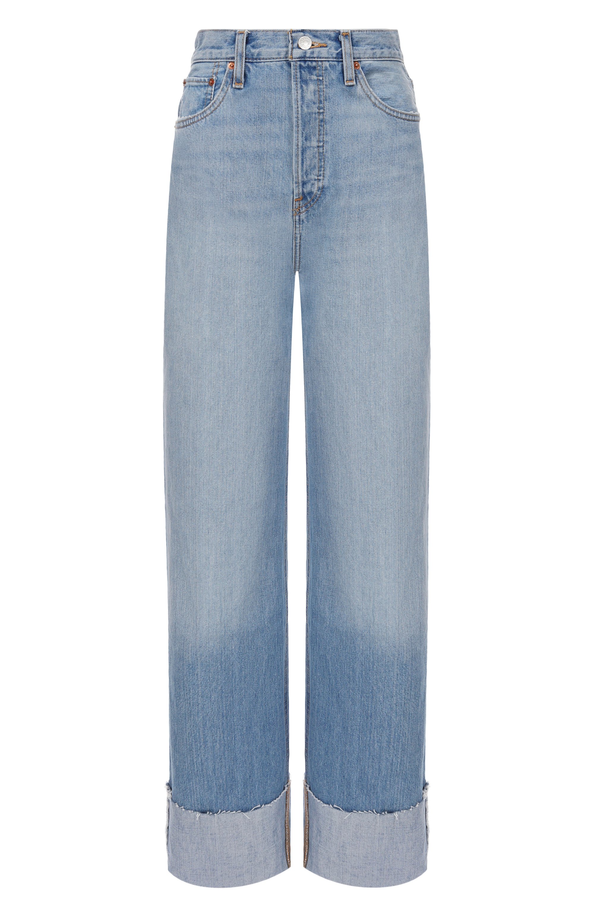 Джинсы high rise wide leg RE/DONE, арт. 148-03WHRWDCF, фото 1