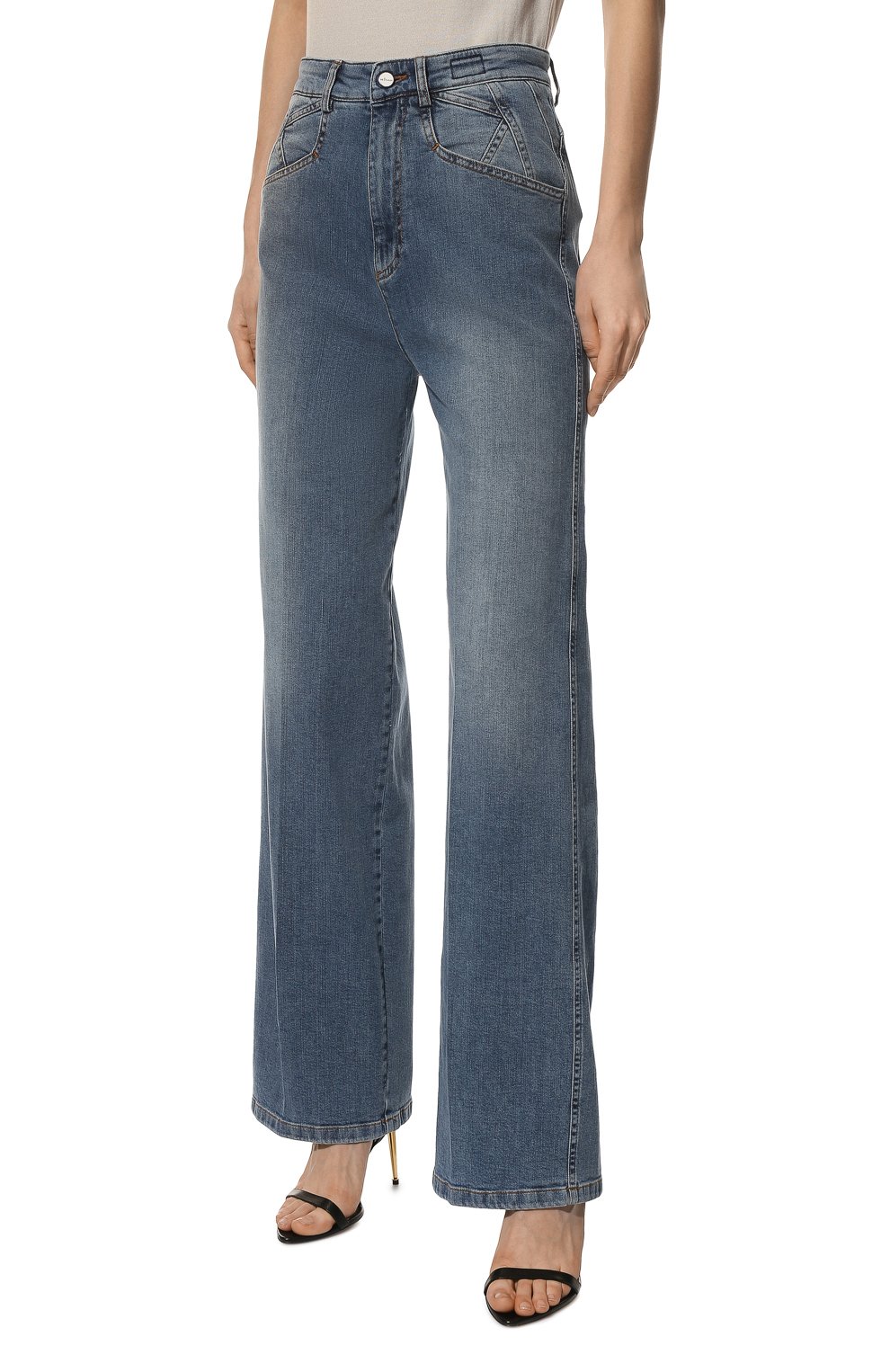 Джинсы KITON голубого цвета по цене 59450 руб., арт. DJ53102/X0856A, фото 3 Джинсы KITON, арт. DJ53102/X0856A, фото 3