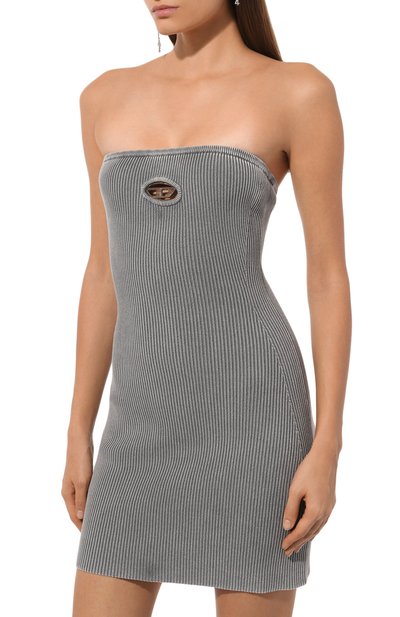 Хлопковое платье DIESEL, арт. A16282/0DBDI, фото 3