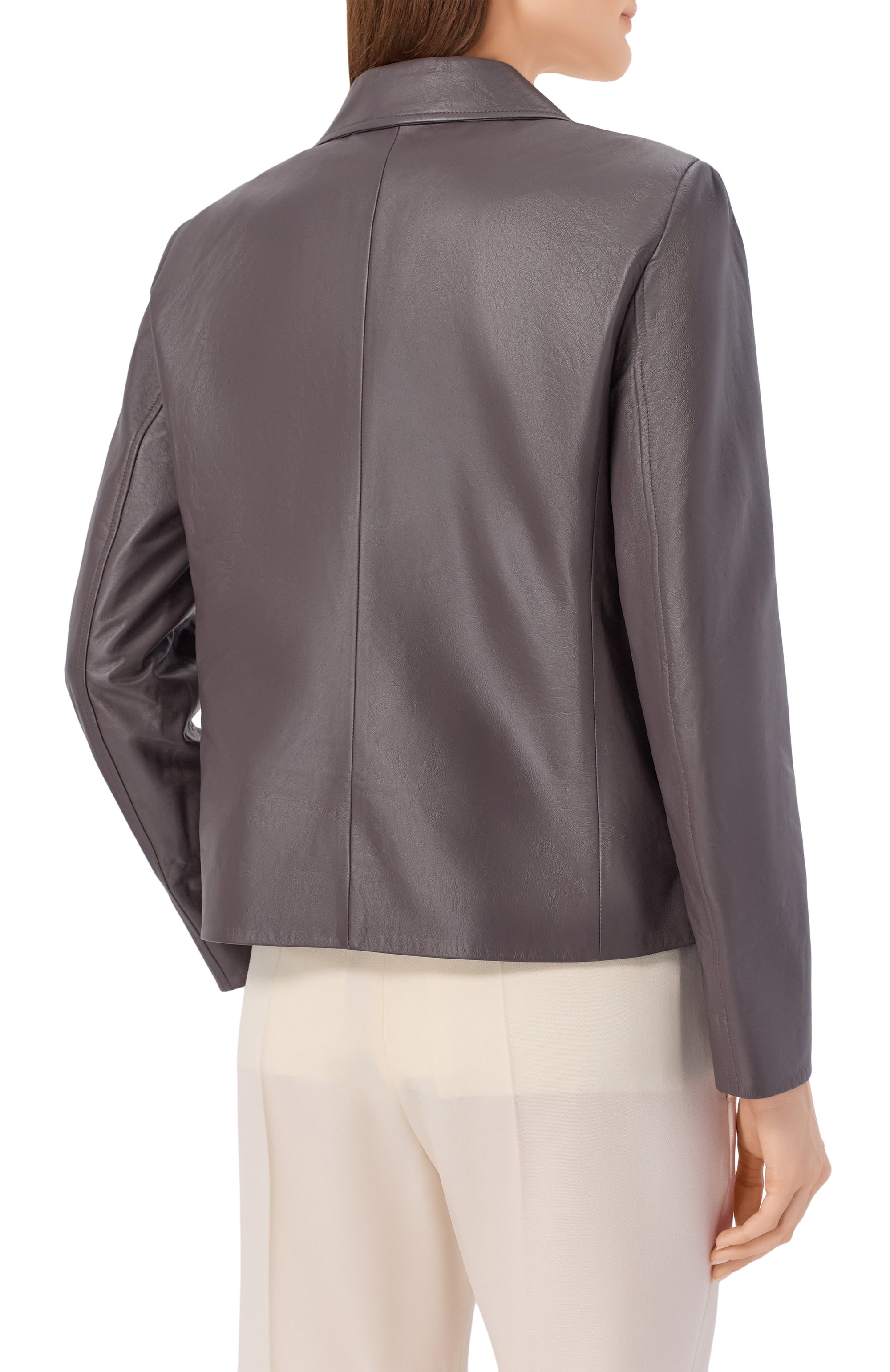 Кожаный жакет JIL SANDER, арт. J02BN0241/J07229, фото 4