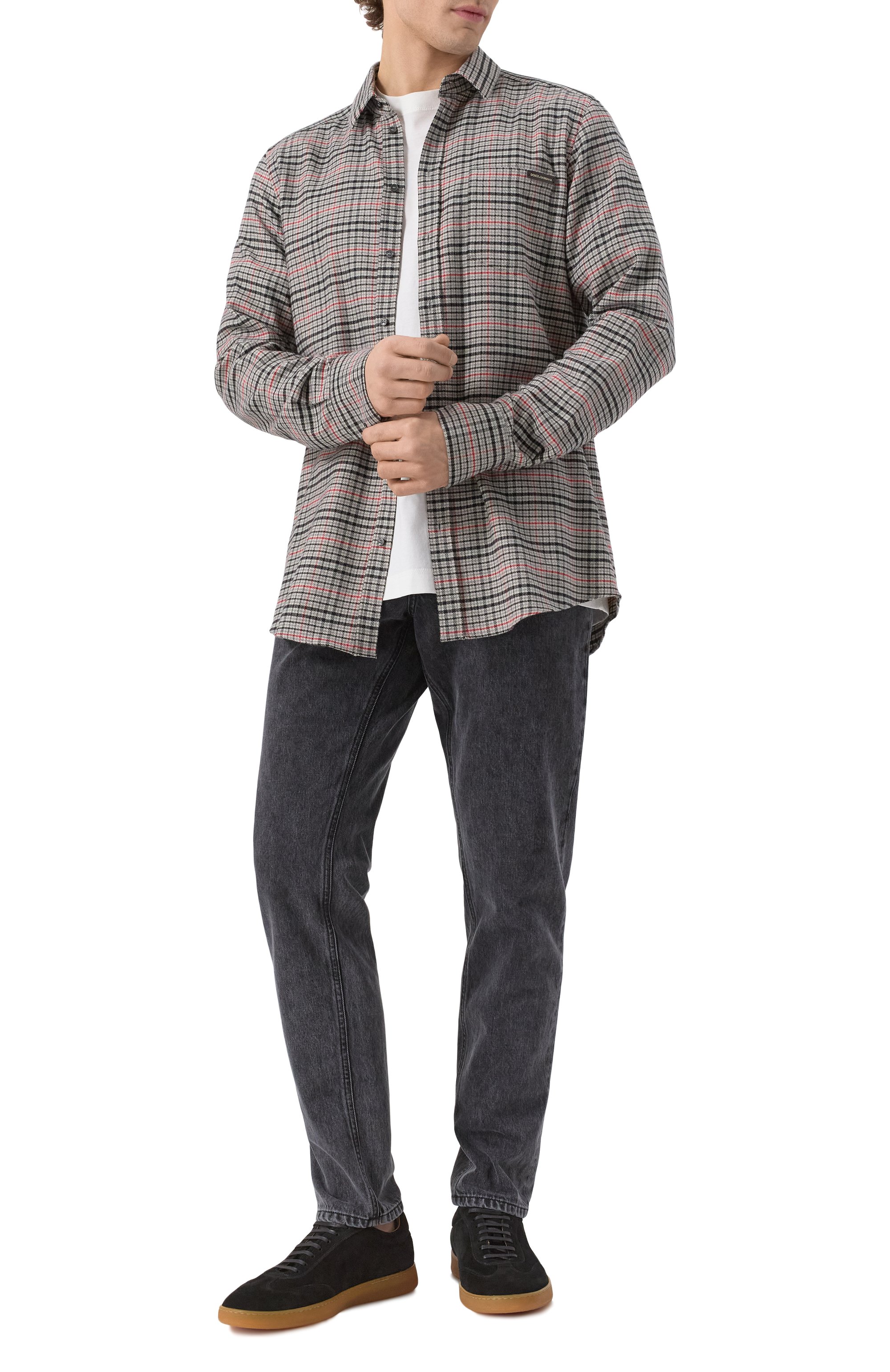 Хлопковая рубашка DOLCE & GABBANA, арт. G5JZ9T/GJ290, фото 2