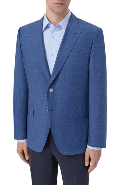 Пиджак из шерсти и шелка BOSS, арт. 50562604, фото 3