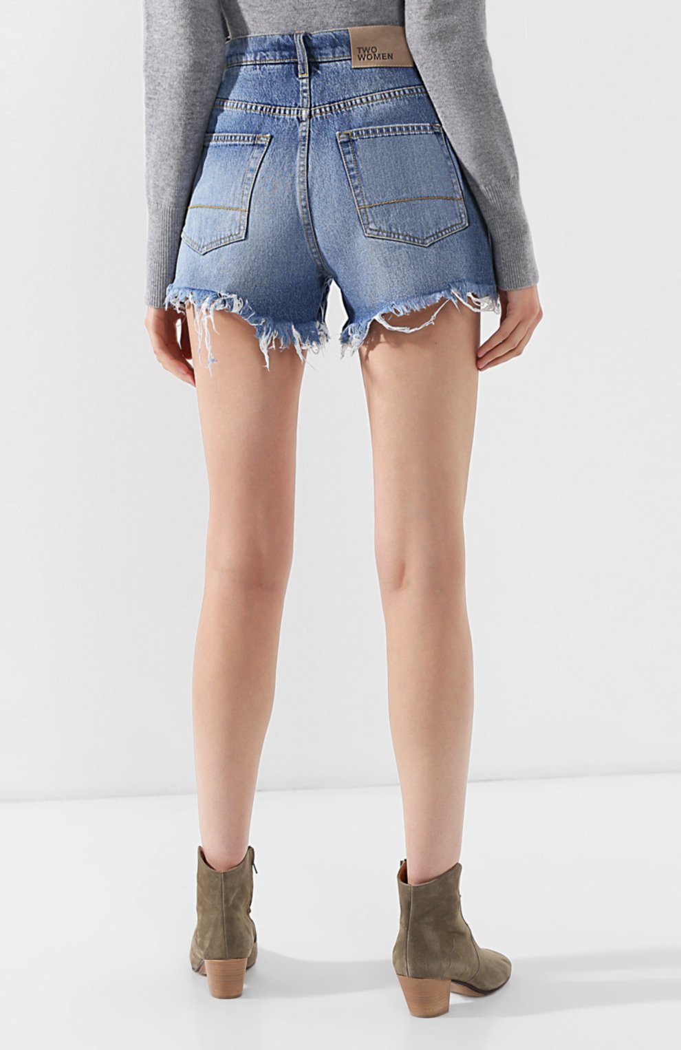 Джинсовые шорты TWO WOMEN IN THE WORLD, арт. D0NY/UVTD6, фото 4