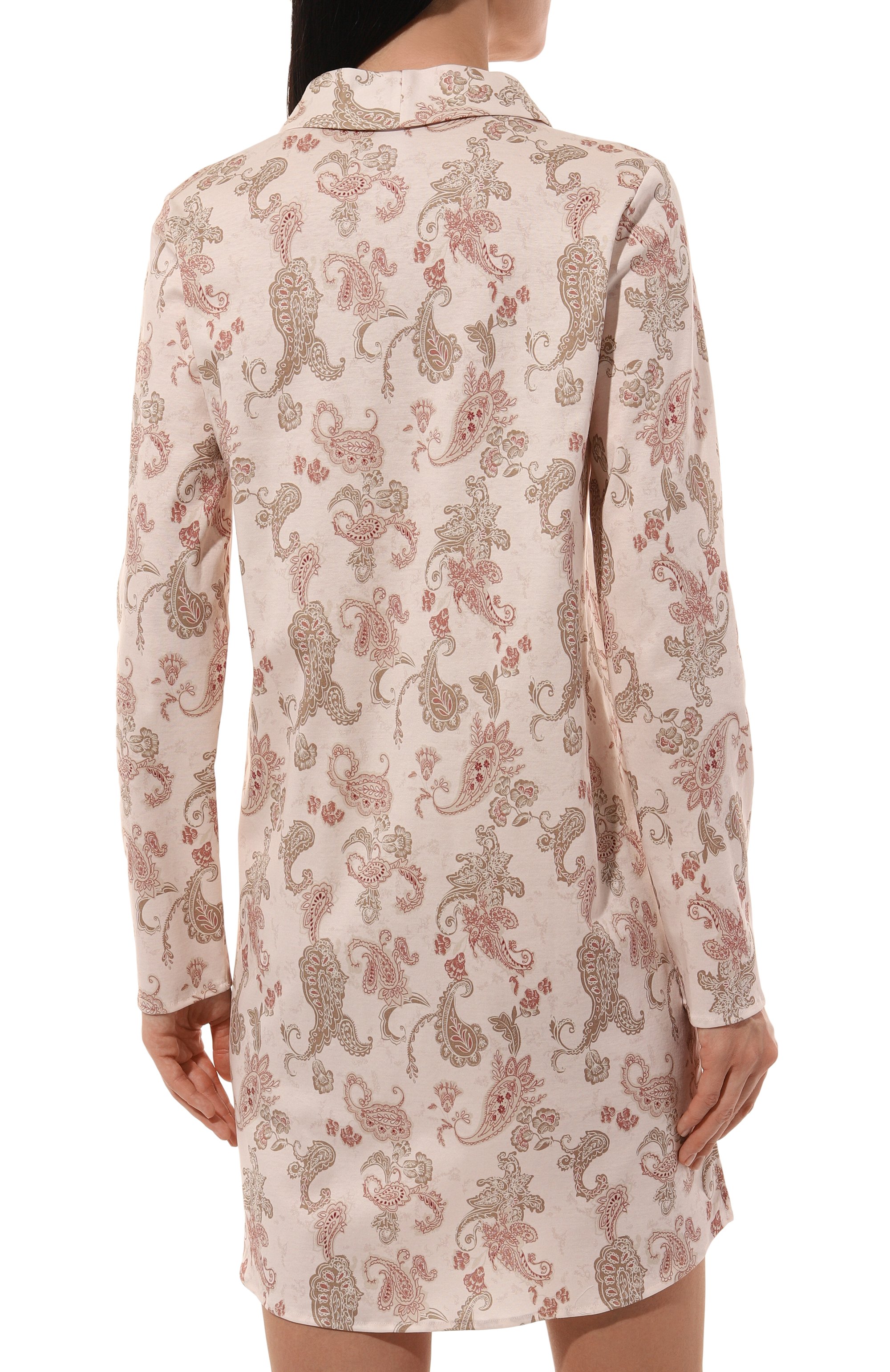 Хлопковая рубашка HANRO, арт. 074970, фото 4