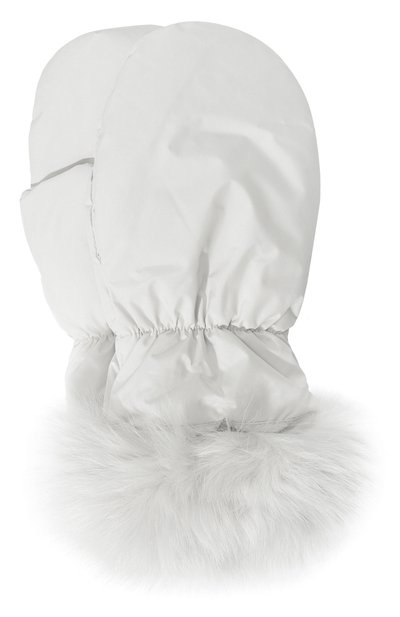 Пуховые варежки YVES SALOMON ENFANT, арт. 23WEA014XXD0XW